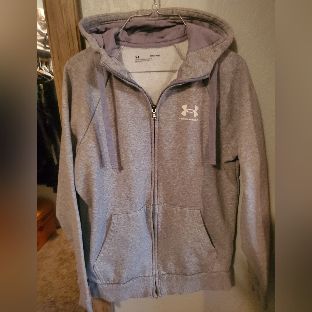 Underarmour gray hoodie adult small